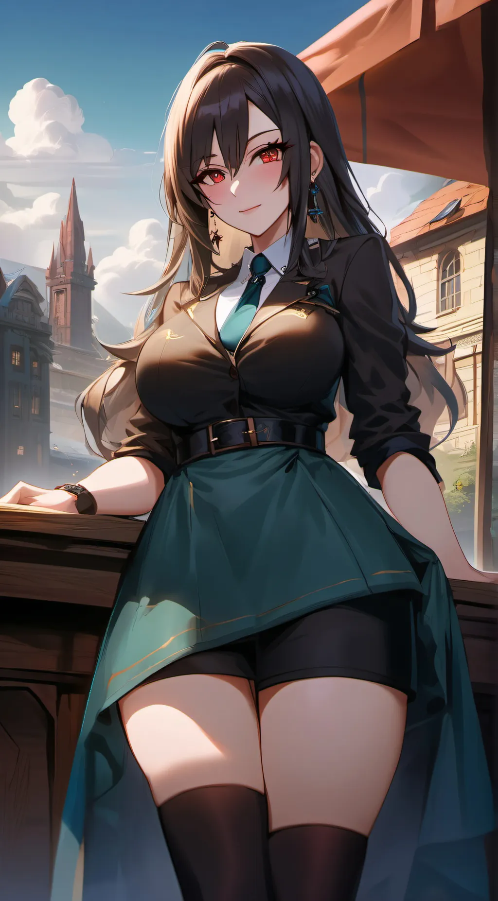 ai character: Giantess yor background