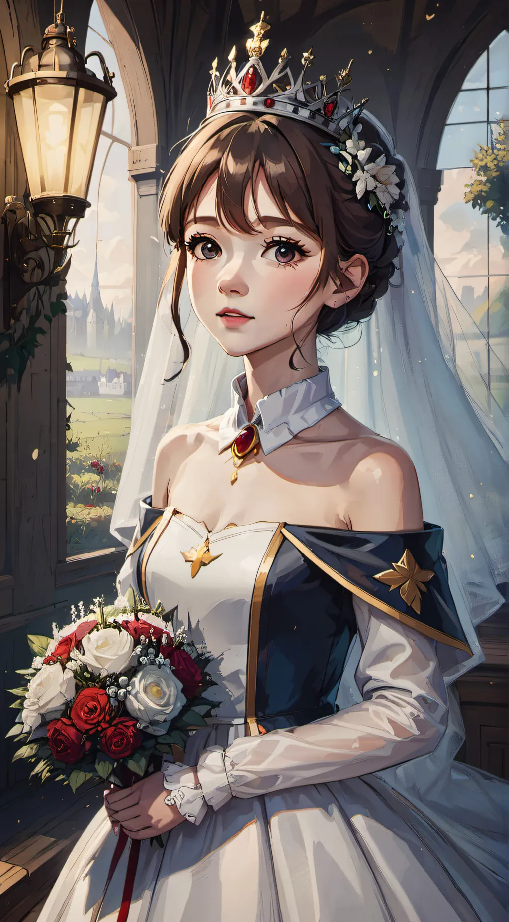 ai character: princess Mary  background
