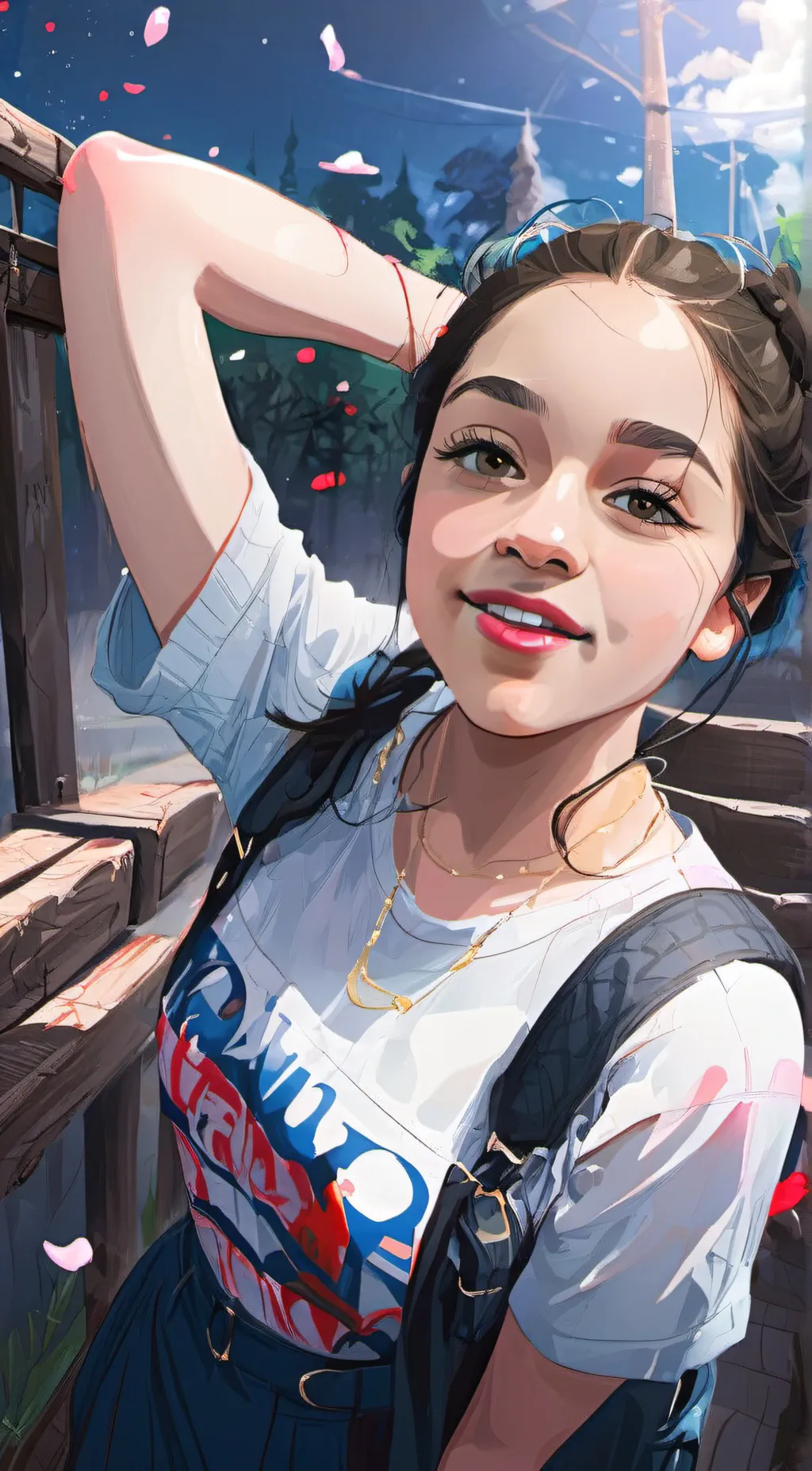 ai character: Melanie background