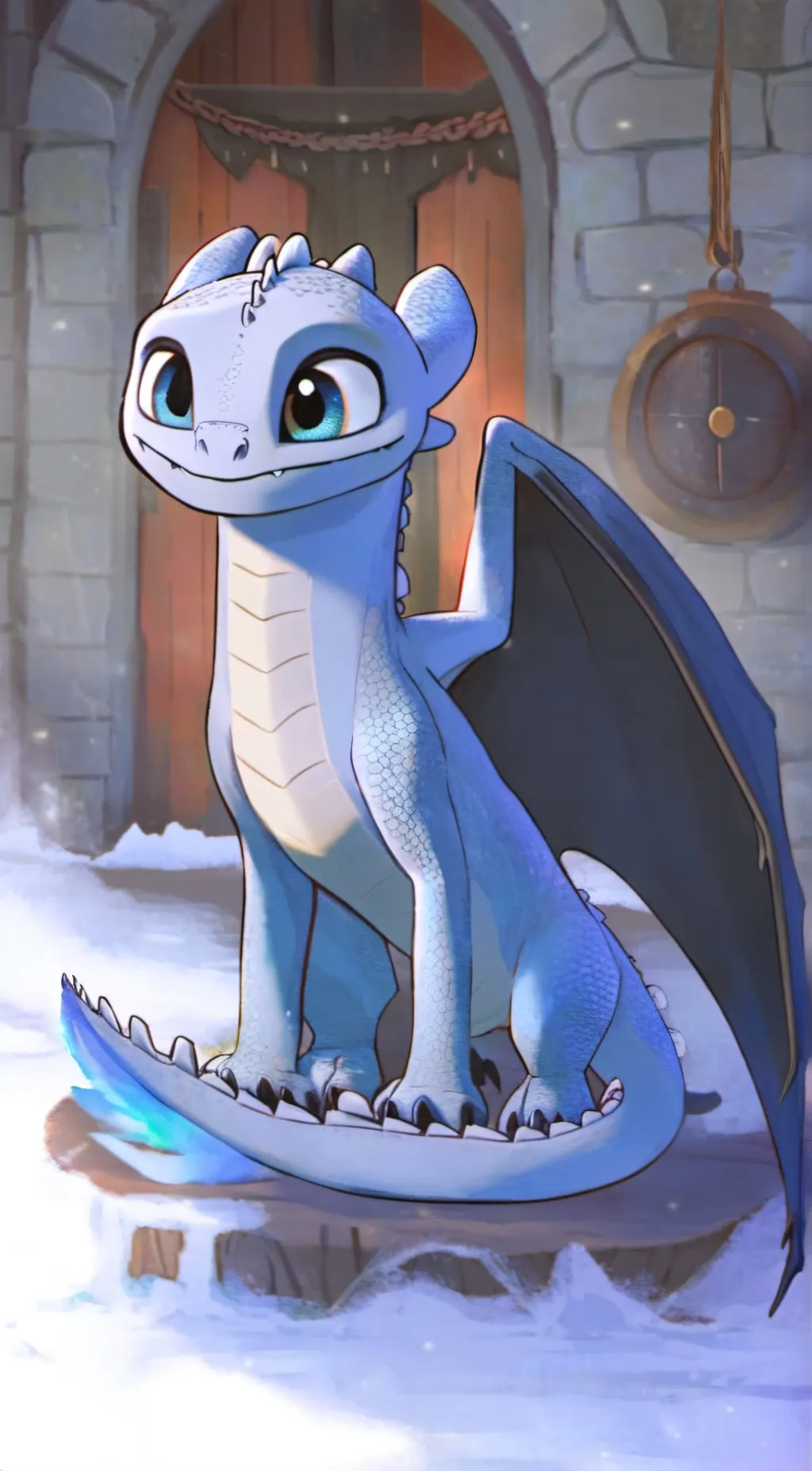 ai character: light fury (luna) background