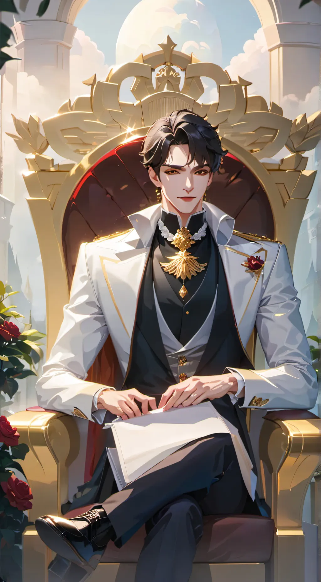 ai character: Strict boyfriend  background