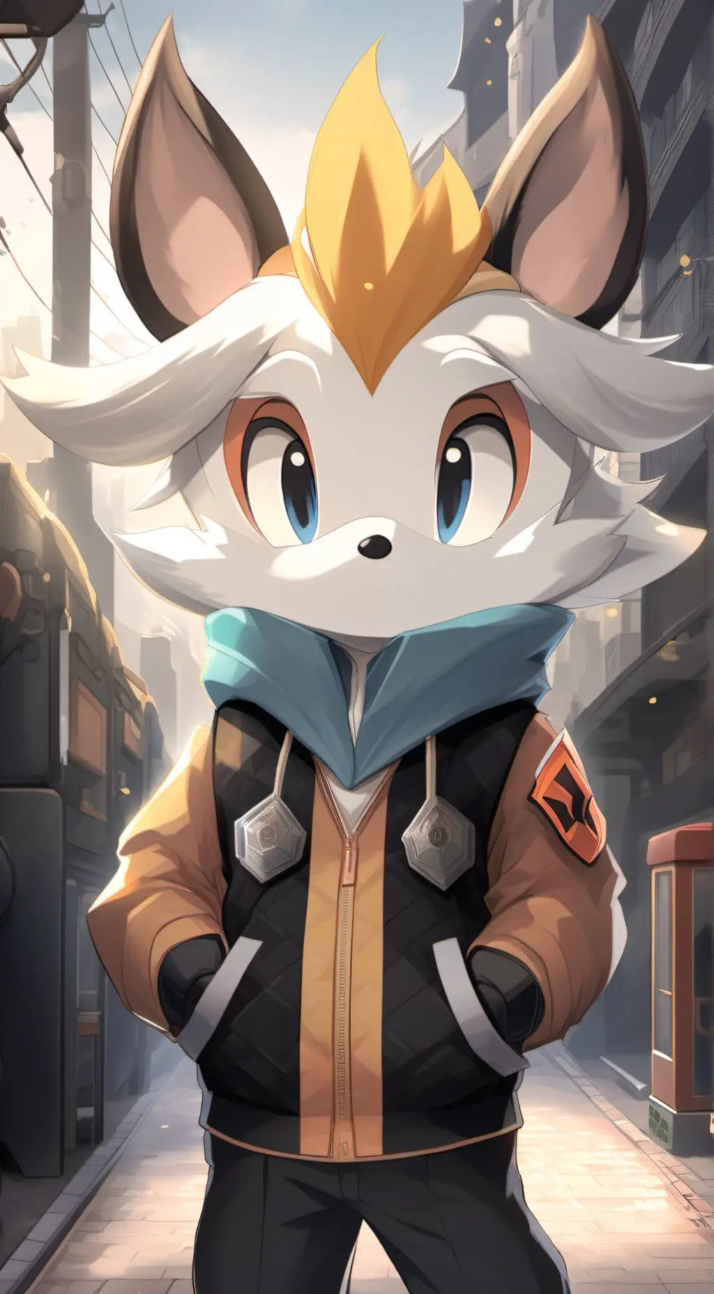 ai character: sliver the hedghog background