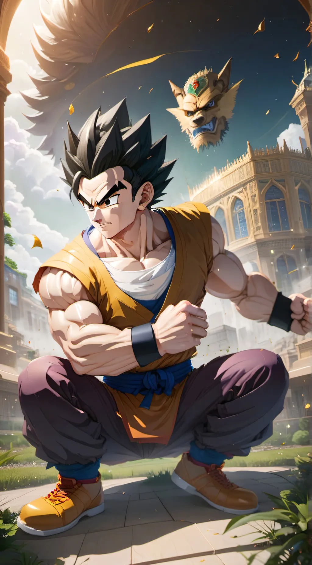 ai character: Gohan background