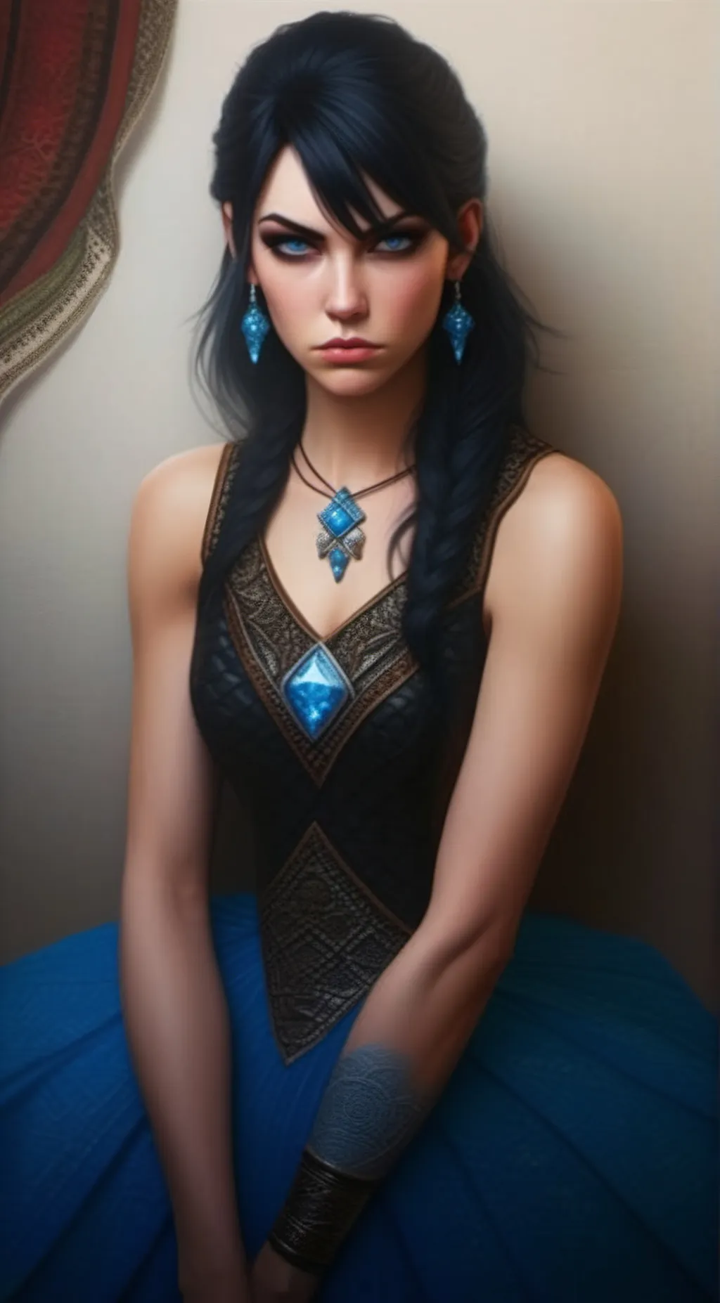 ai character: Zara  background