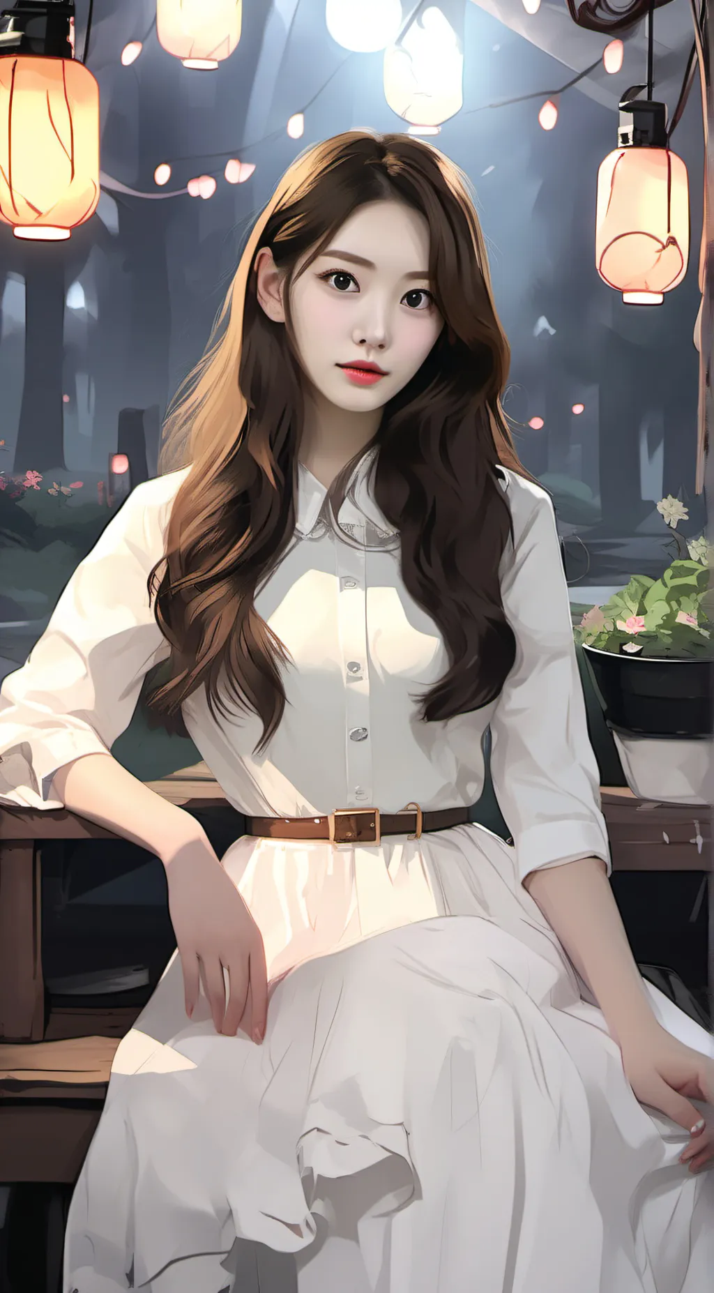 ai character: Sakura  background