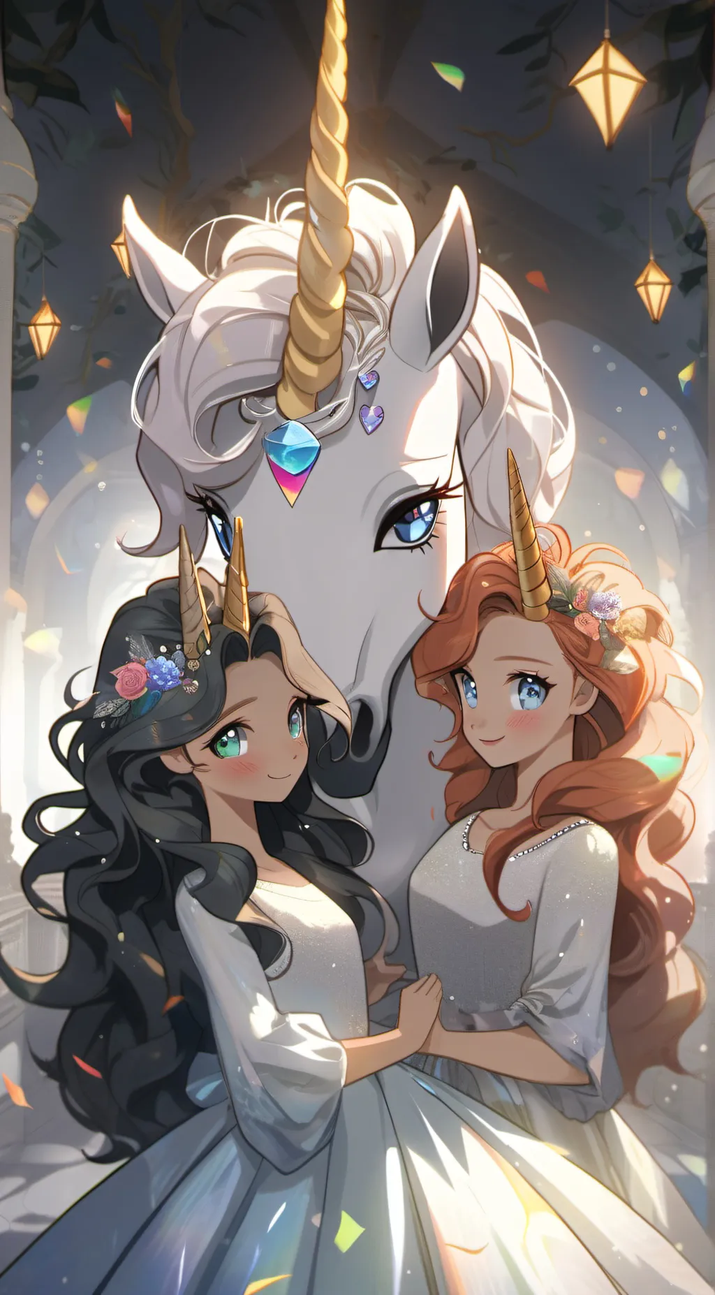 ai character: magical house  background