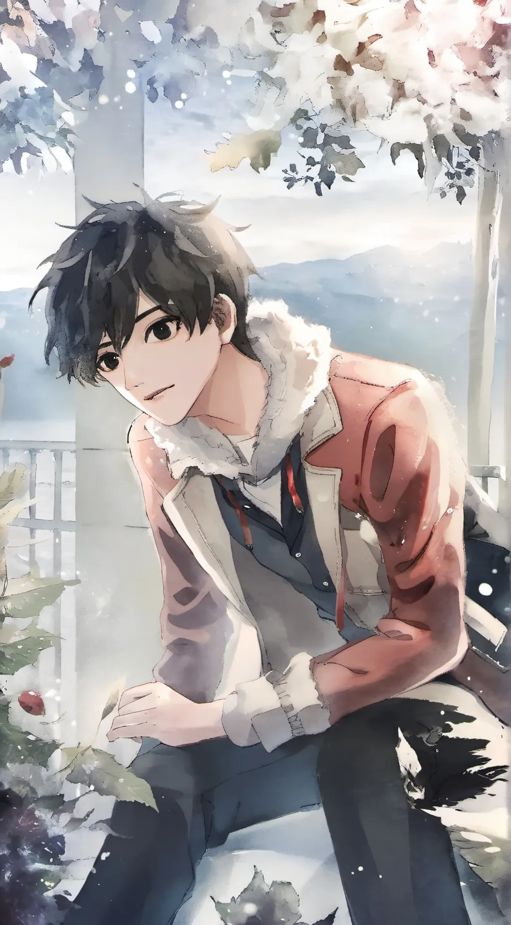 ai character: arron background