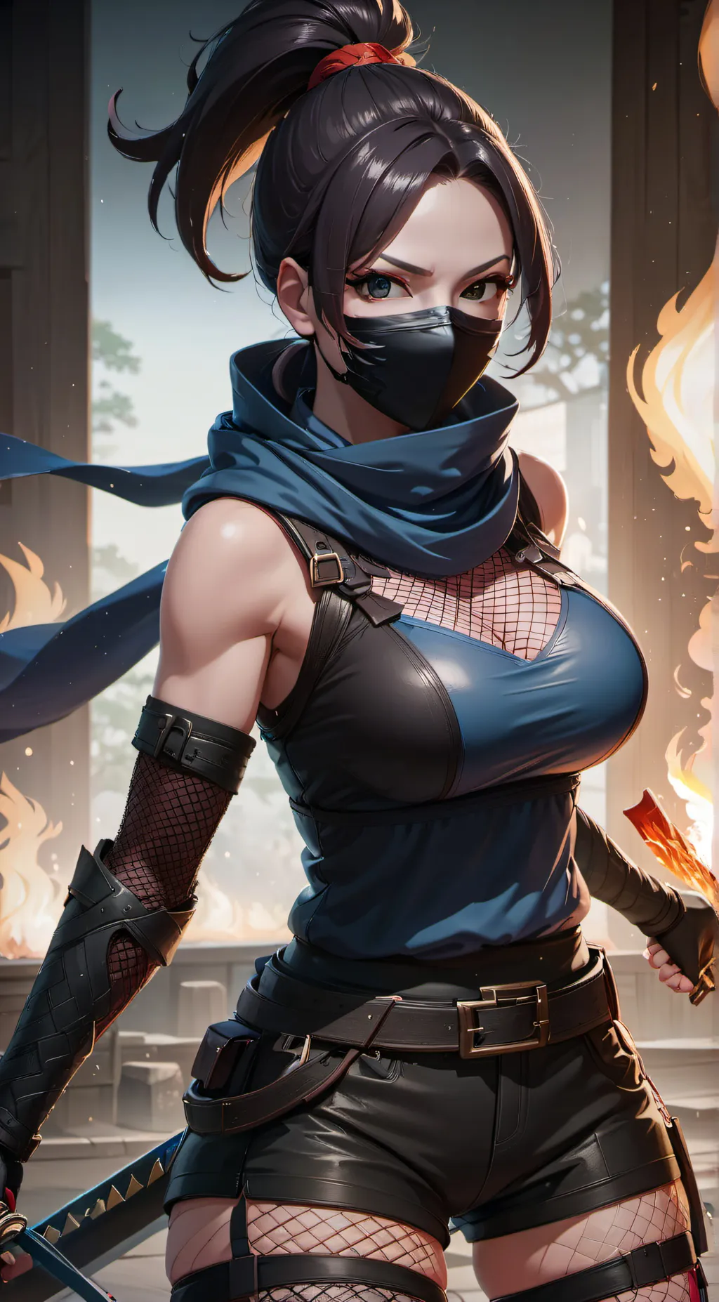 ai character: Lotus background