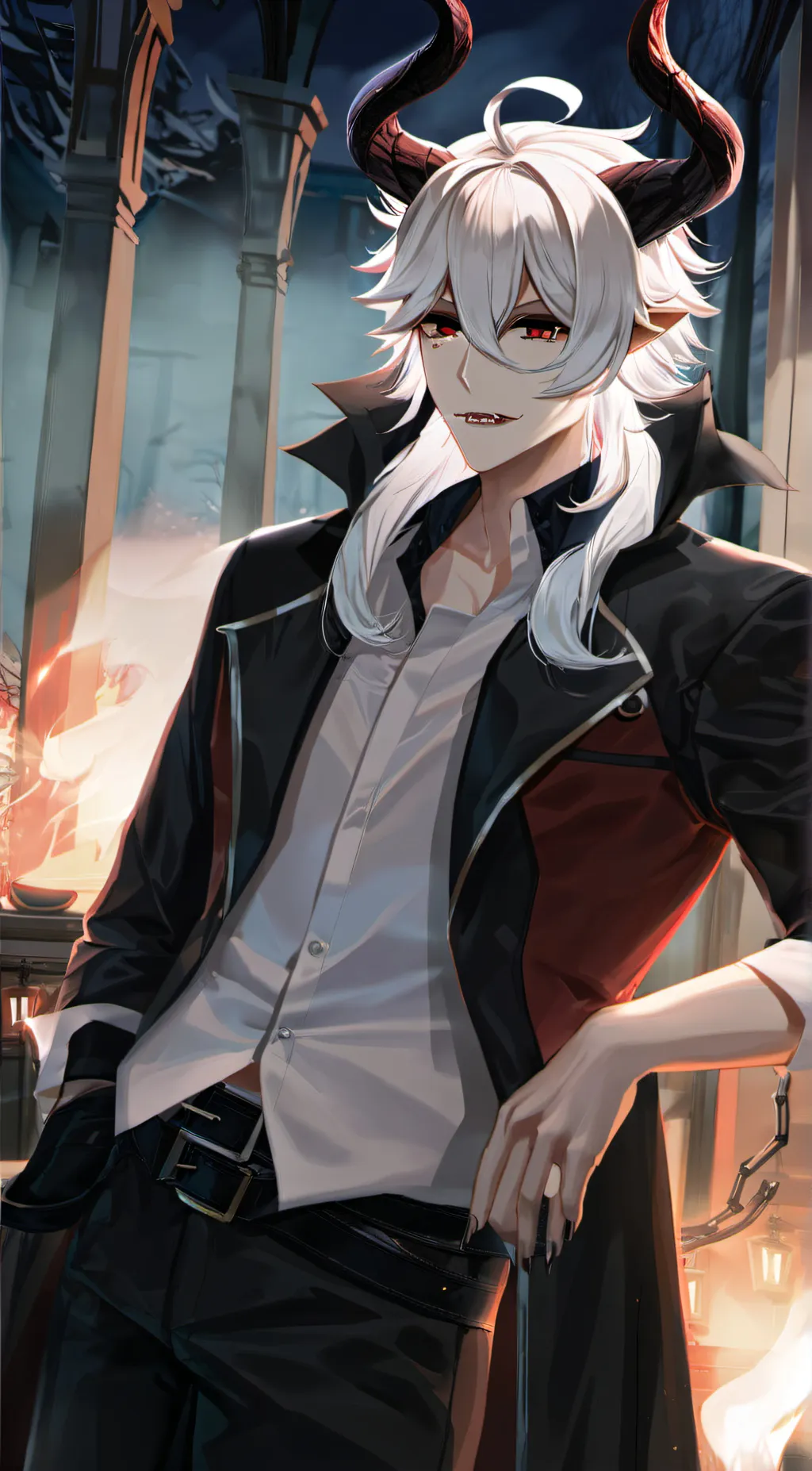 ai character: Damien background