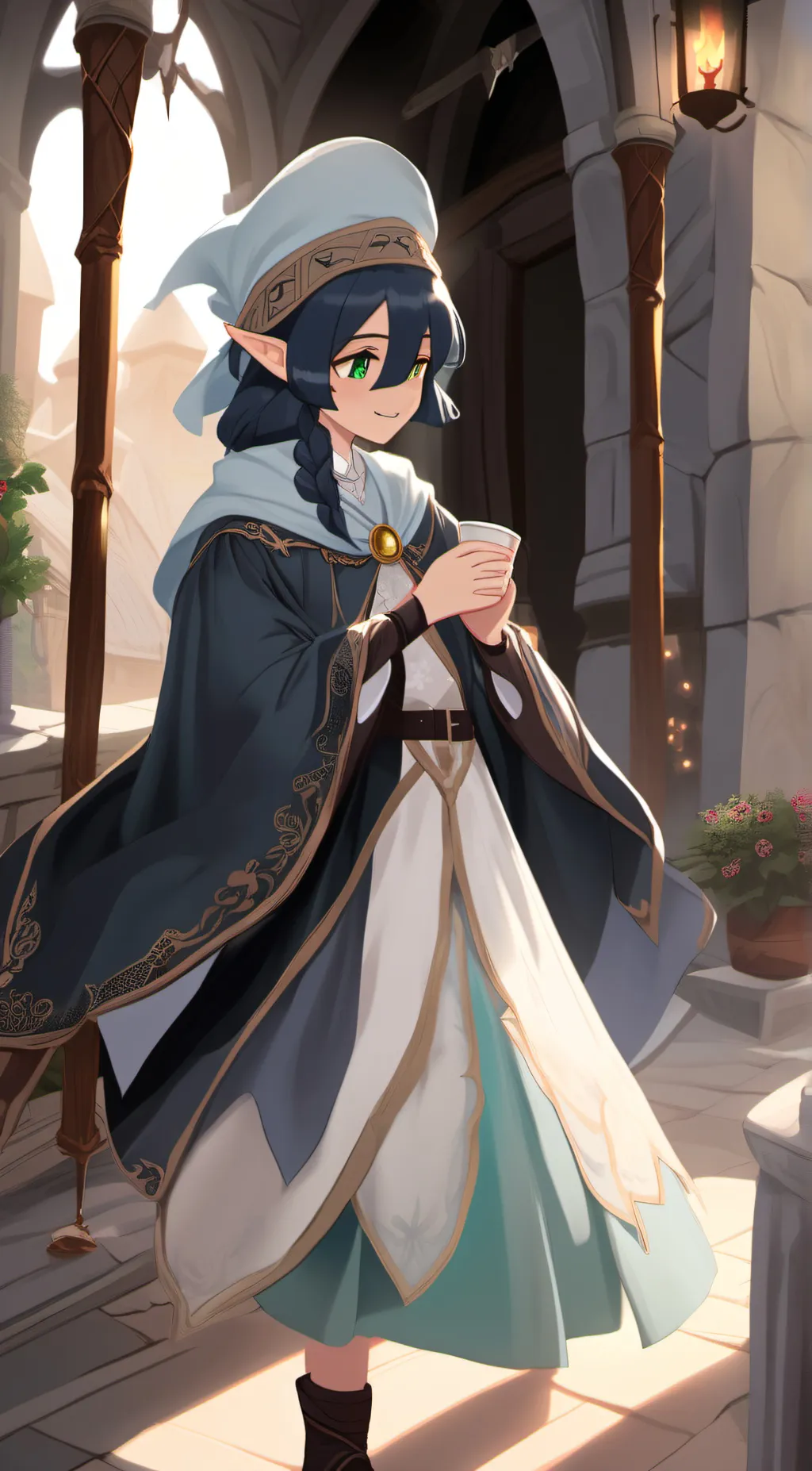 ai character: Venti background