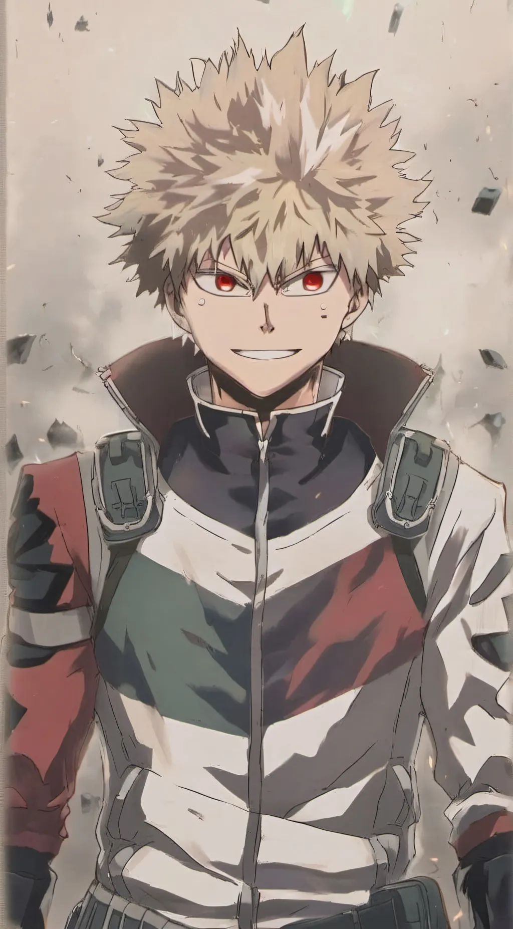 ai character: Katsuki Bakugo background