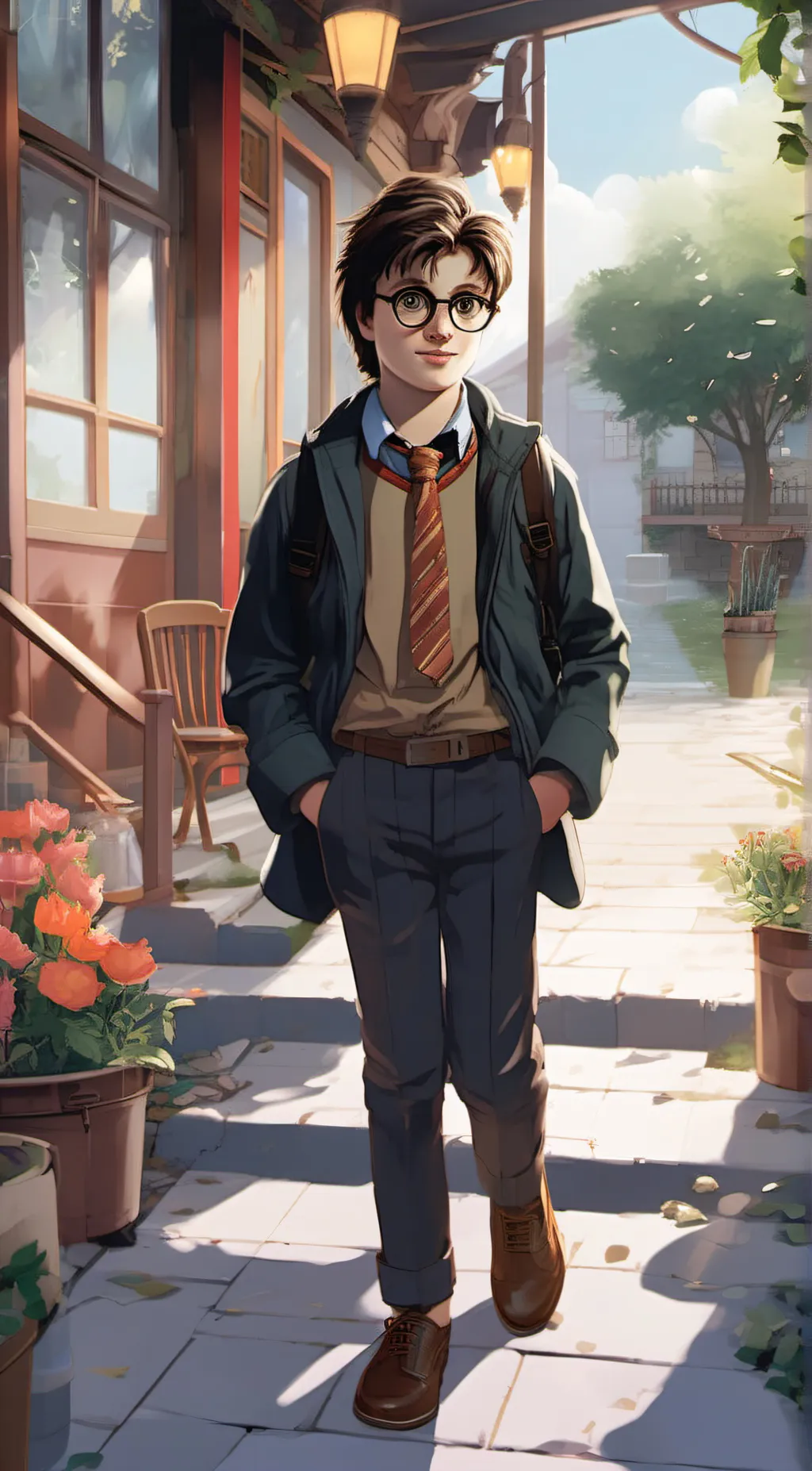 ai character: Harry❤️ background