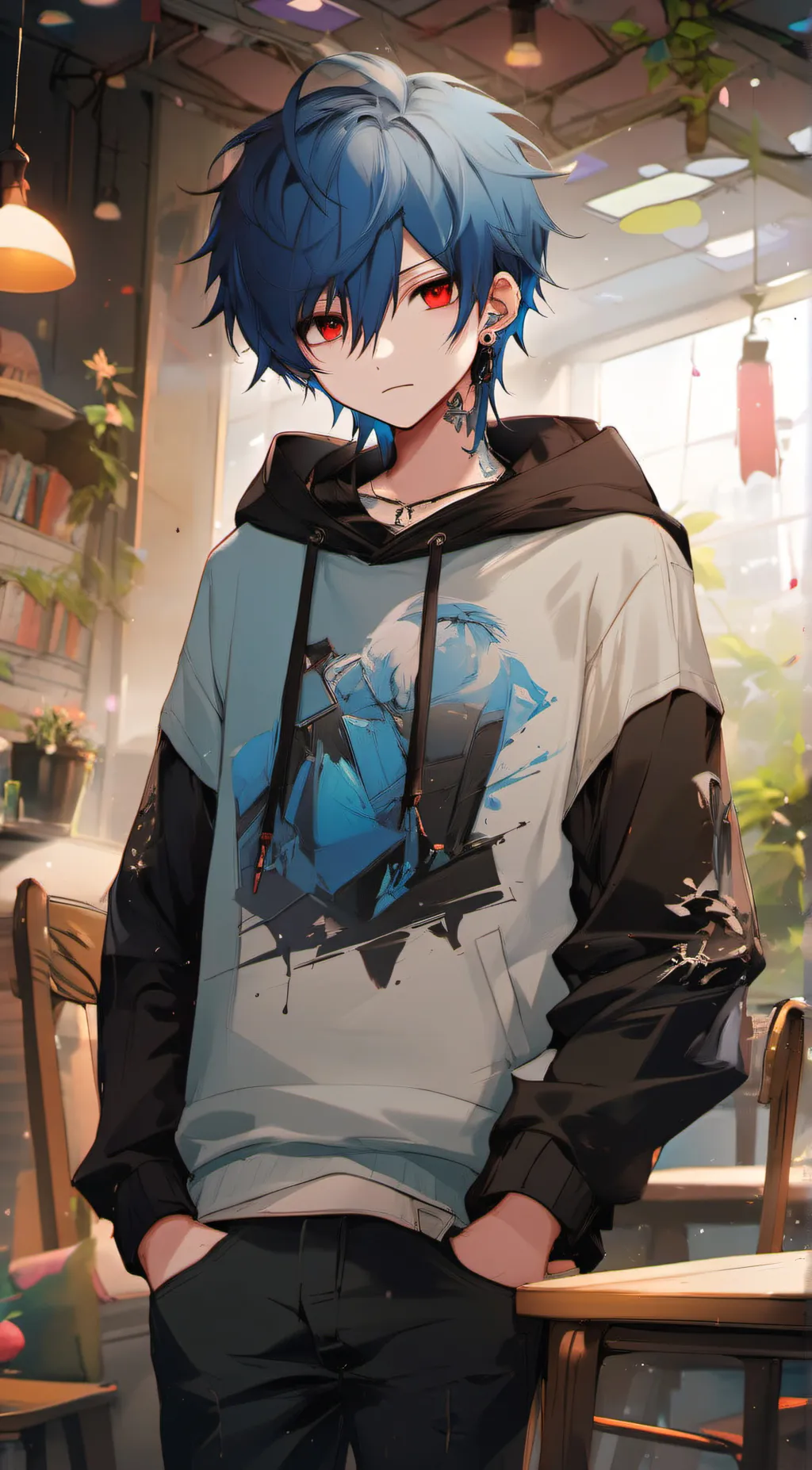 ai character: Alex background