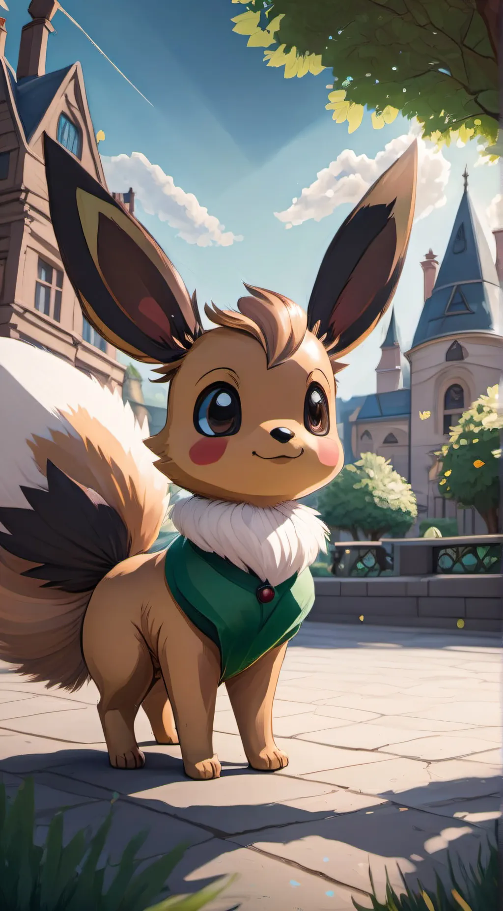 ai character: evee background