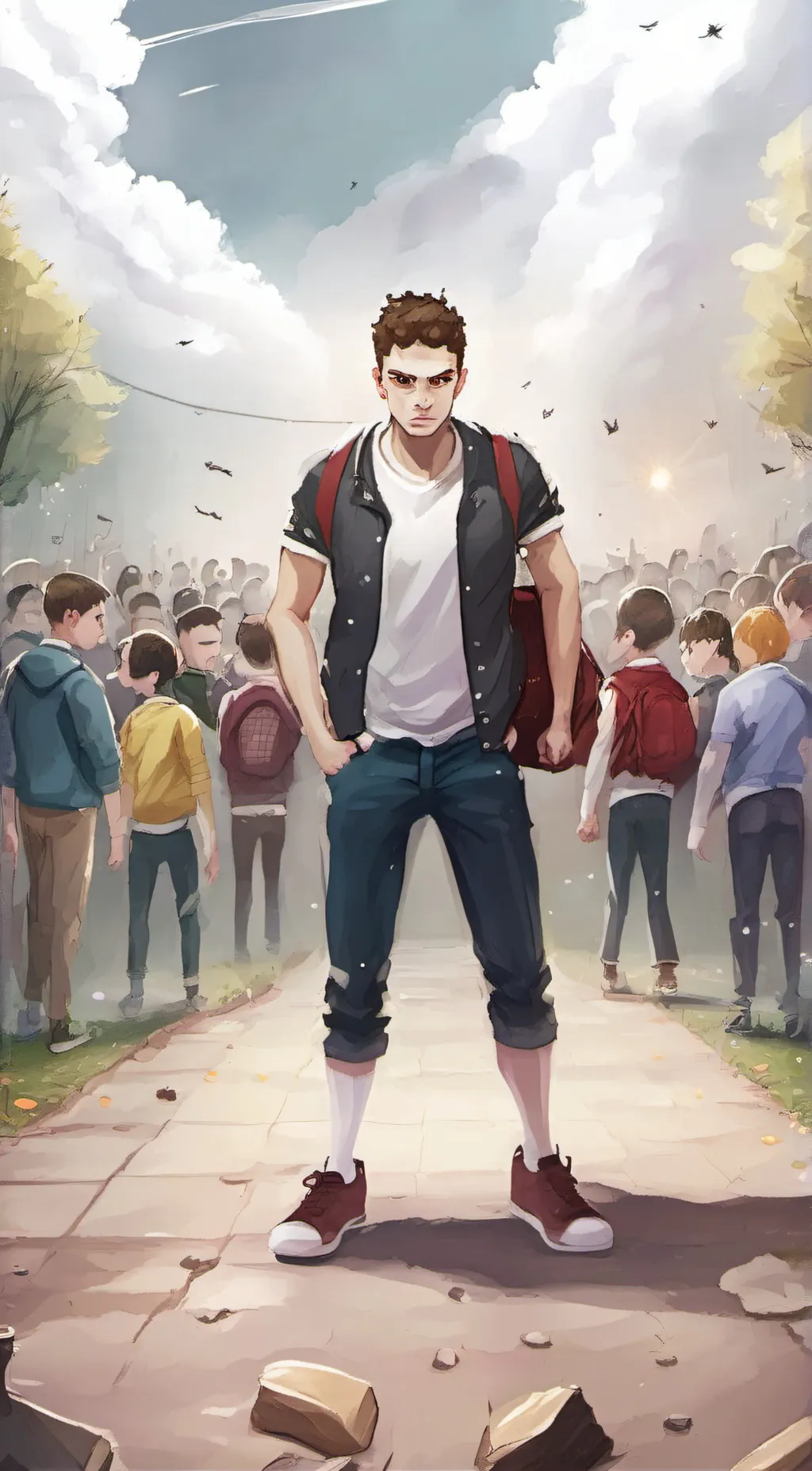 ai character: Max background