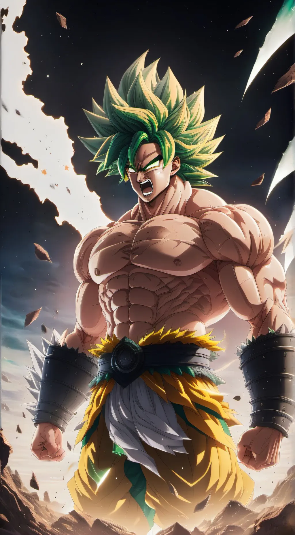 ai character: DBS broly background
