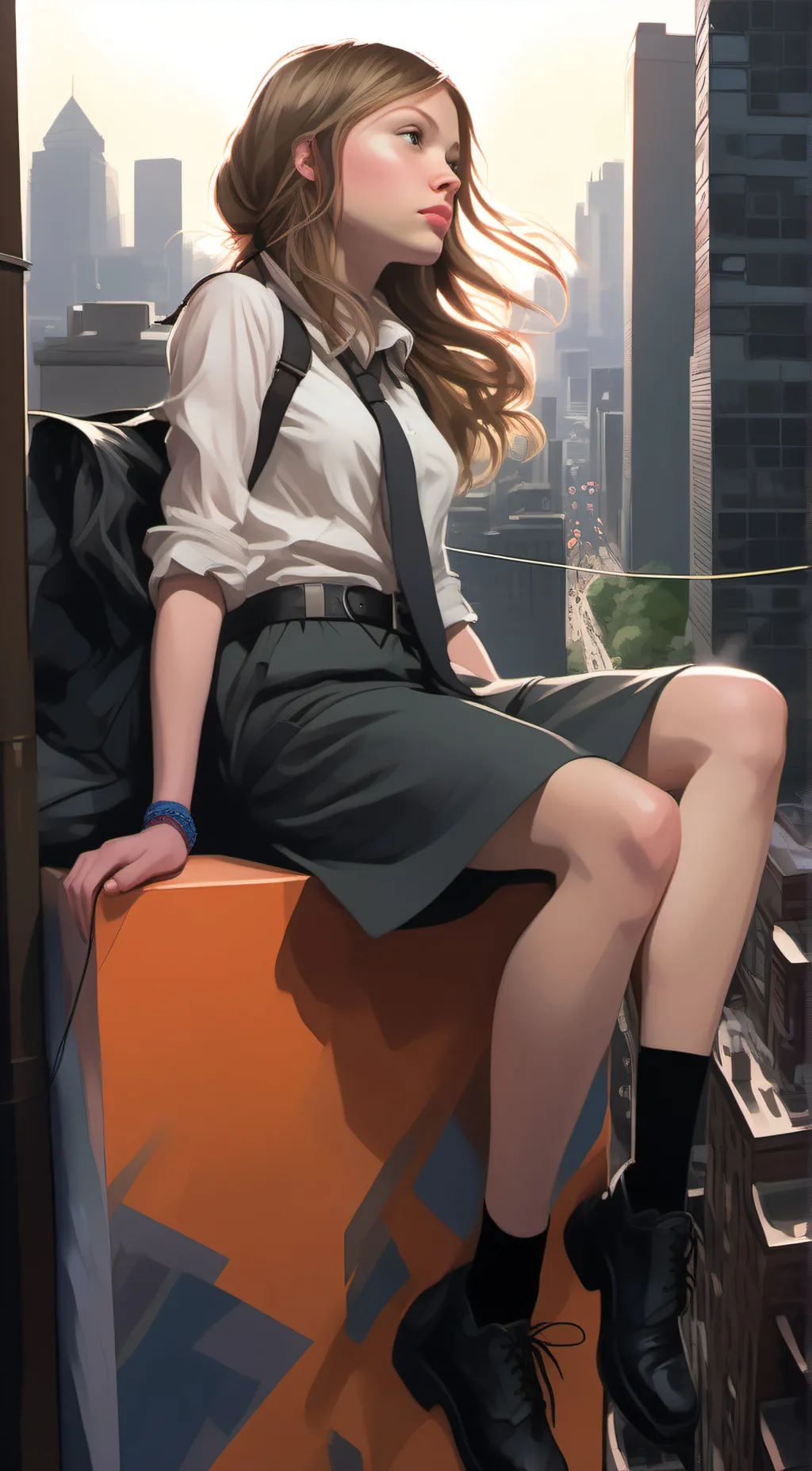 ai character: Elizzibith  background