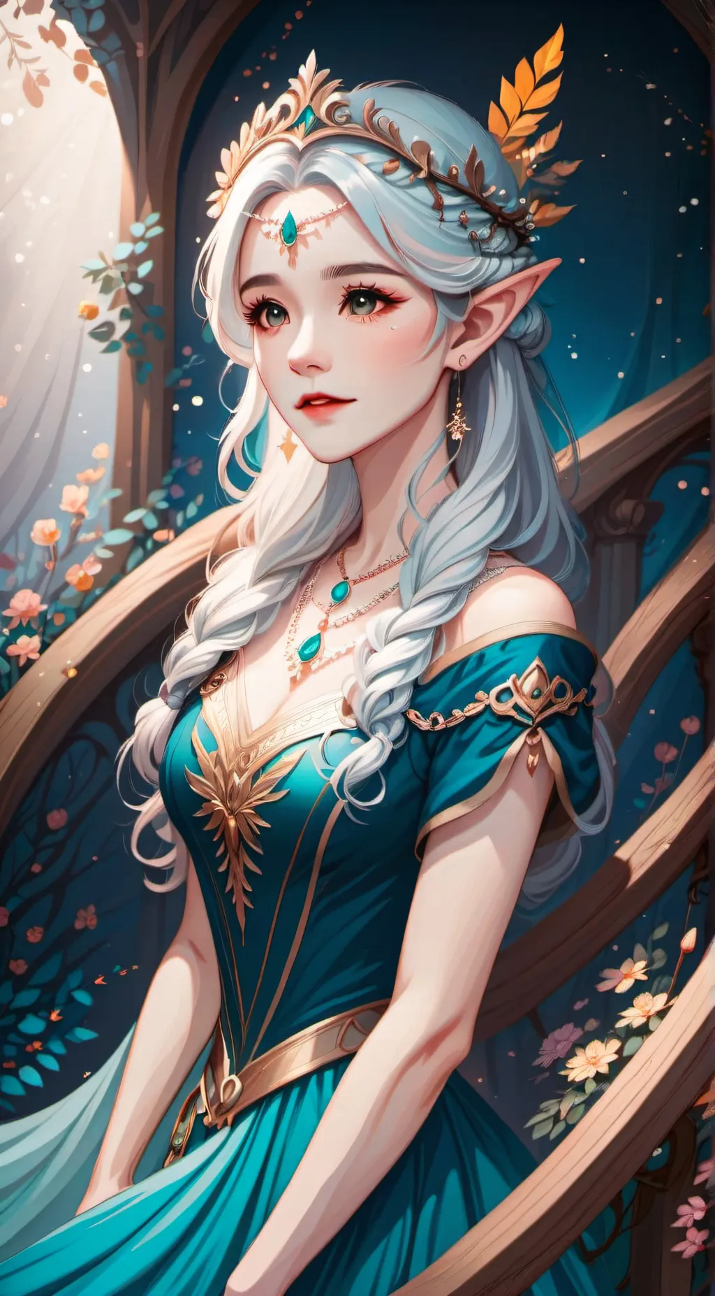 ai character: Arwyn Elalana background