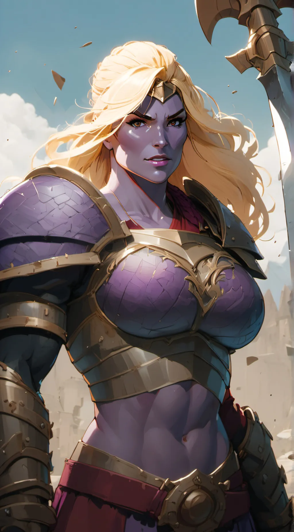 ai character: Heather Blackwater background