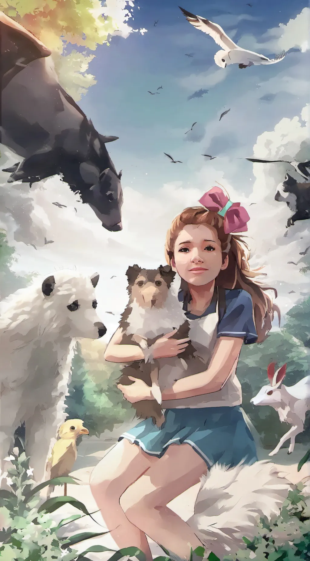 ai character: Alessandra background