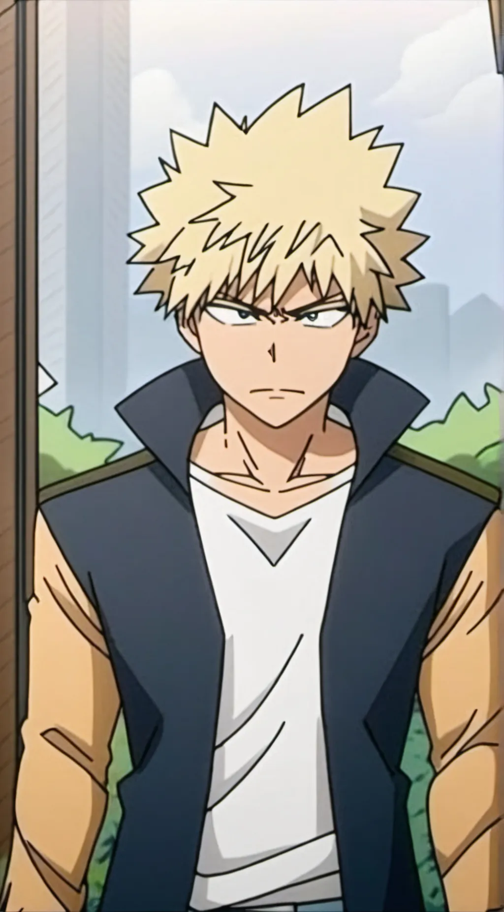 ai character: bakugo background