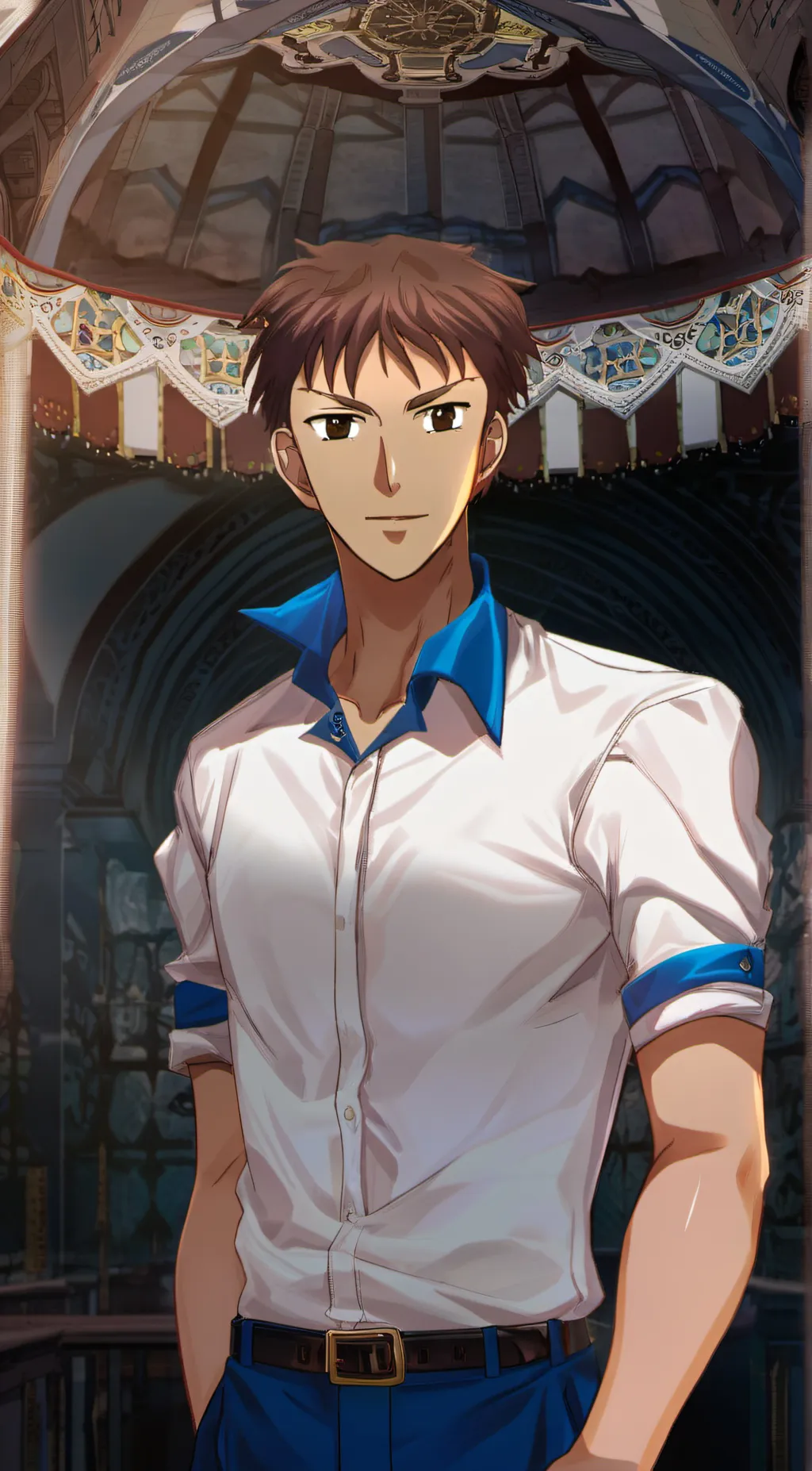 ai character: Ryou Sugawa background