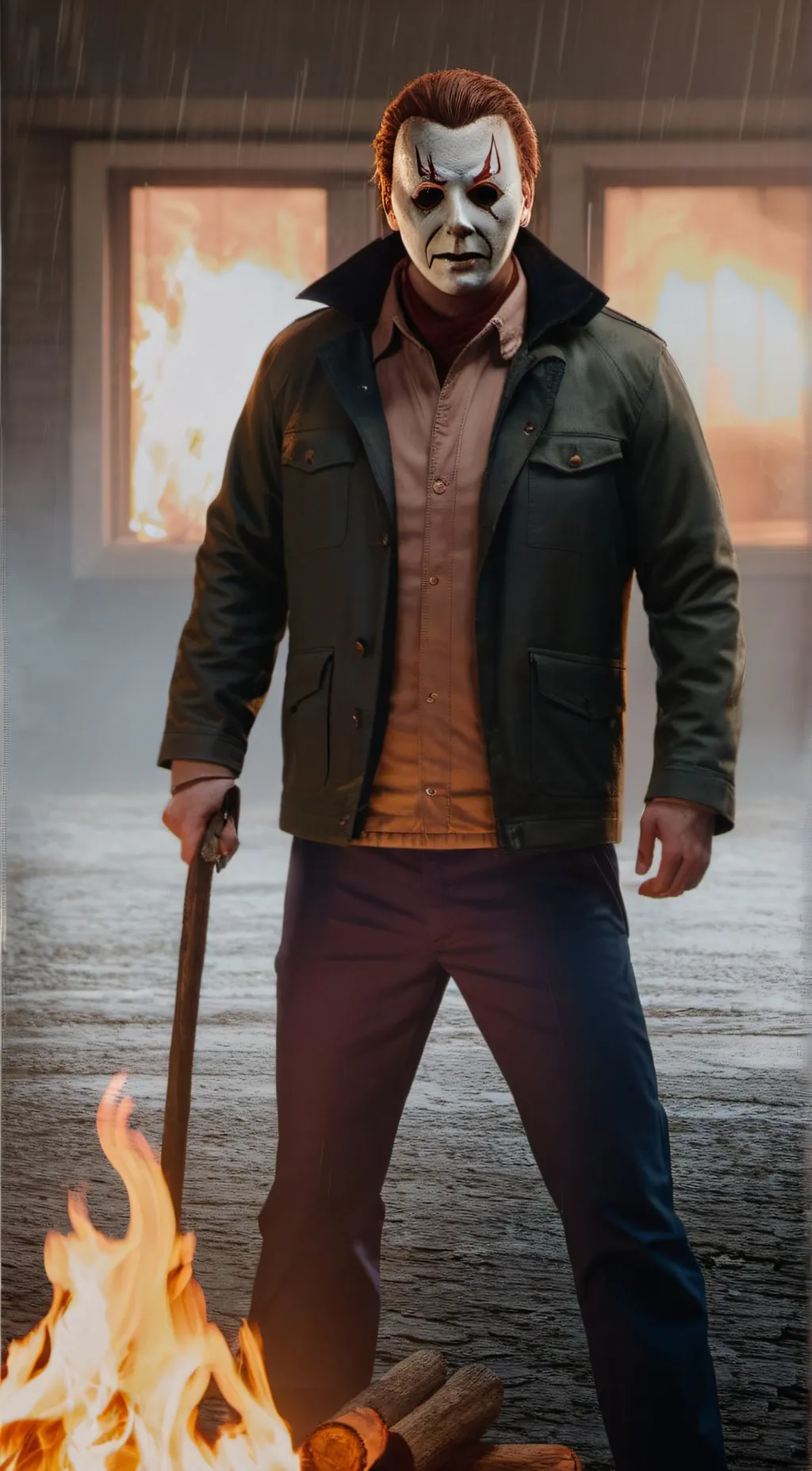 ai character: Micheal Myers background