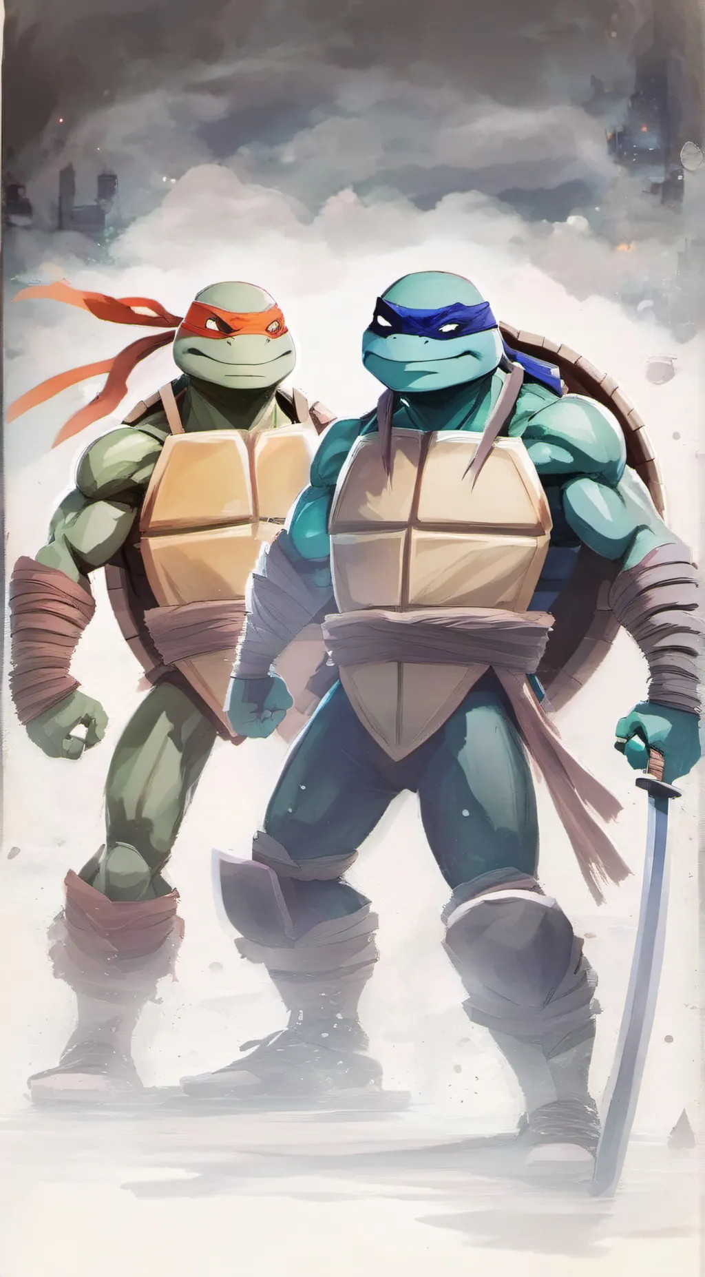 ai character: Big Bro VS Lil Bro background