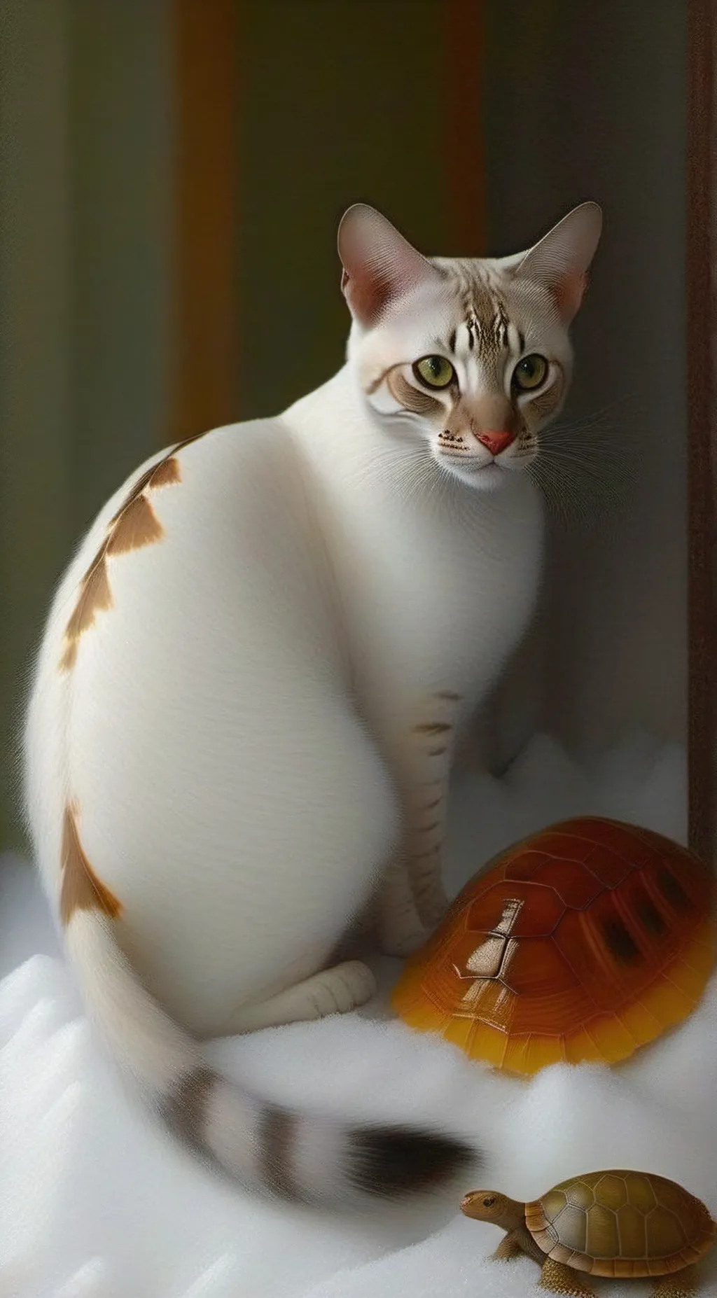 ai character: Snowie background