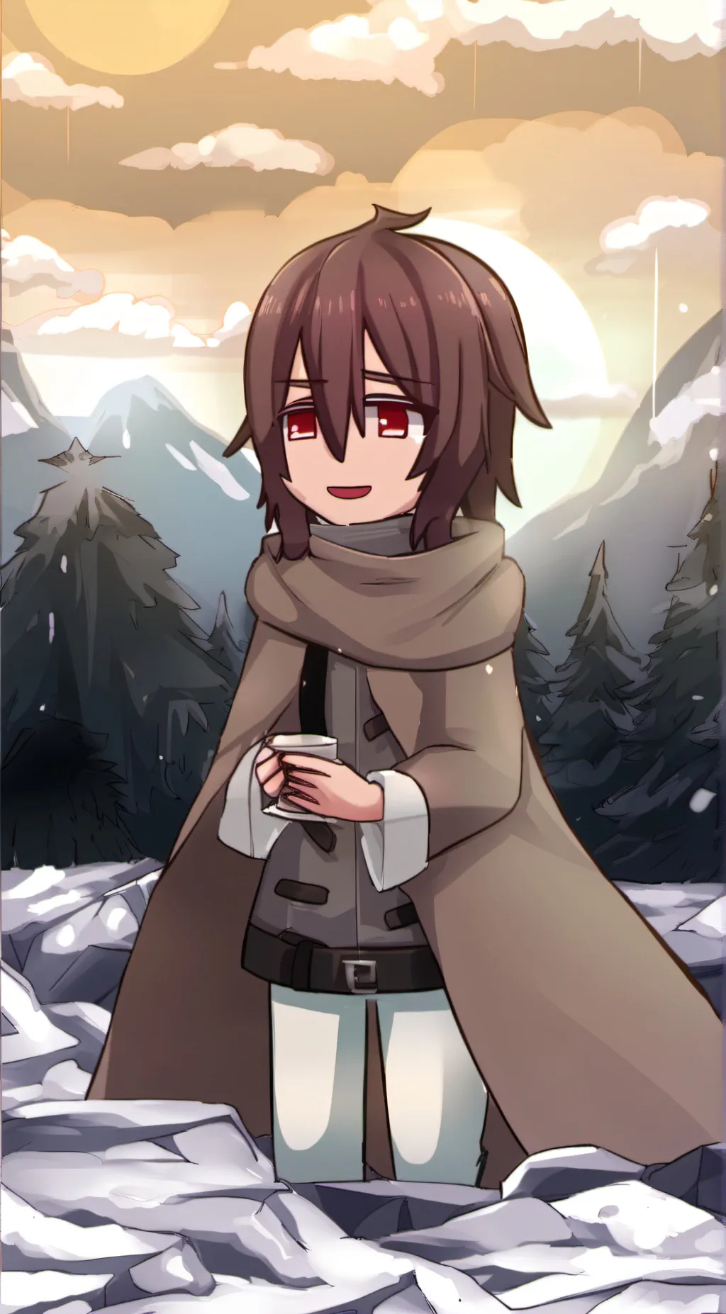 ai character: xangel  background