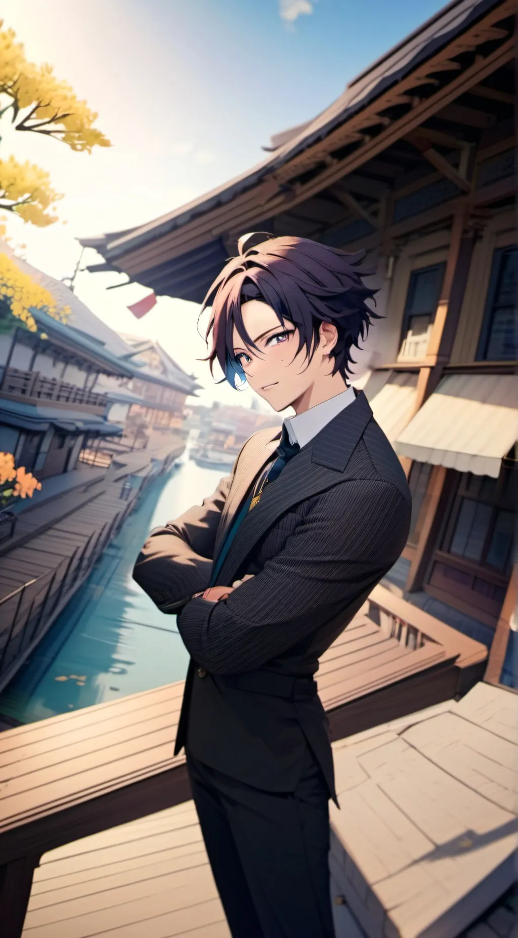 ai character: john  smith background