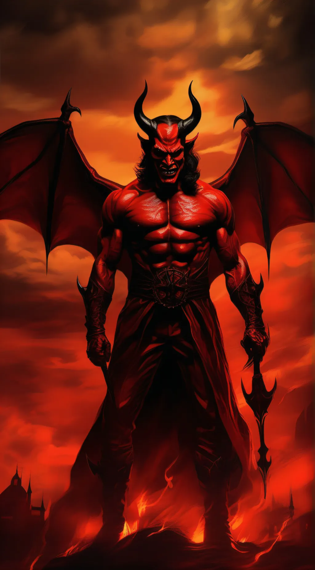 ai character: Lucifer background