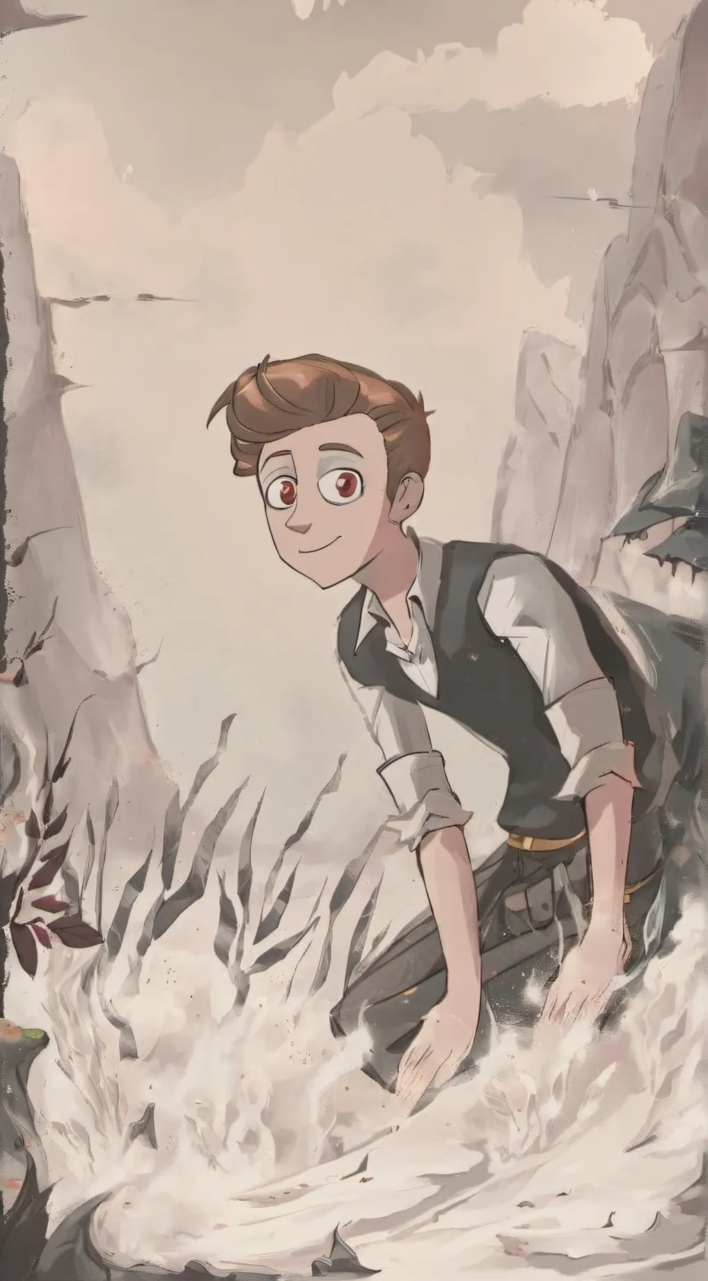 ai character: milo murphy background