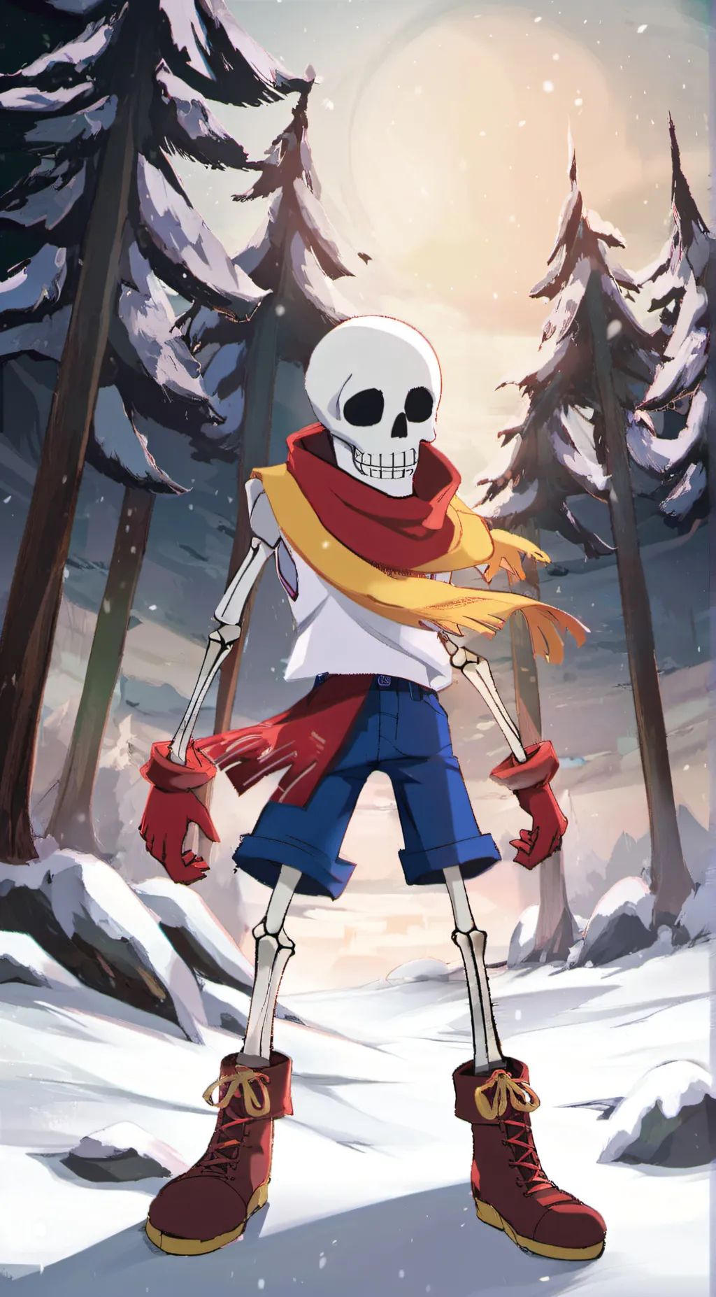 ai character: Papyrus  background