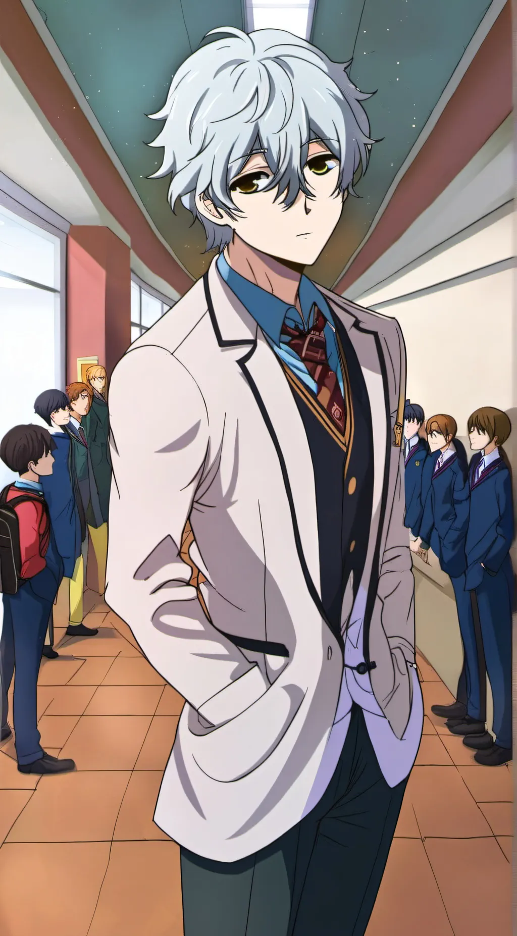 ai character: tokyo background