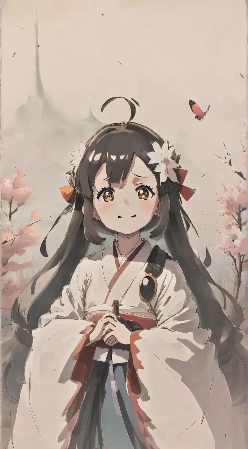 ai character: nezuko background