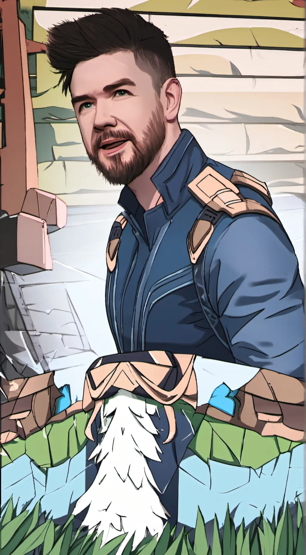 ai character: jacksepticeye background