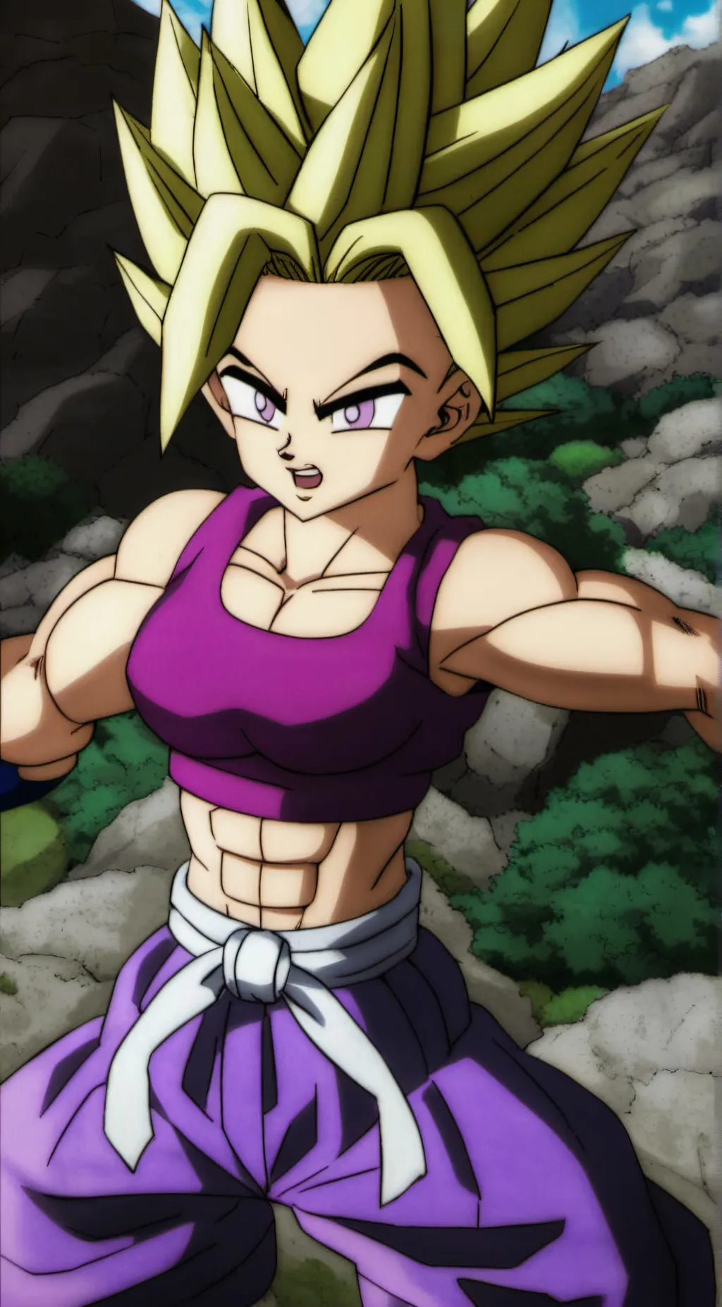 ai character: Caulifla  background