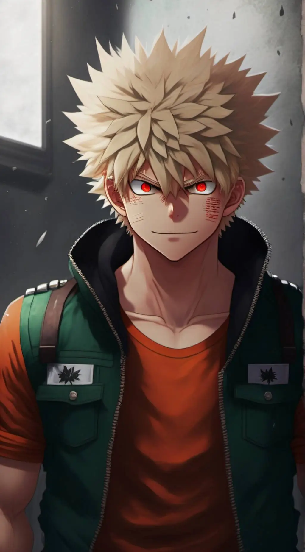 ai character: Katsuki background