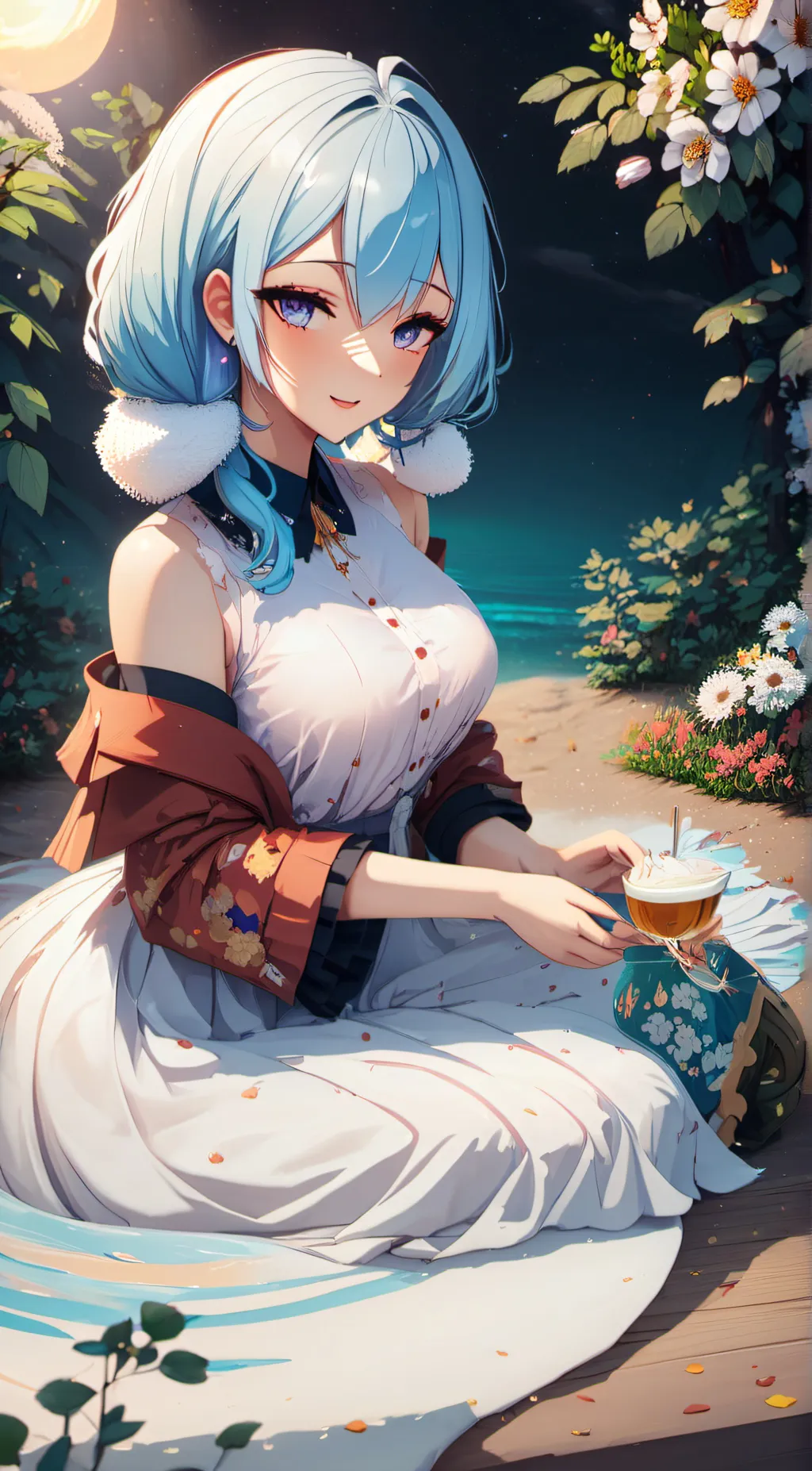 ai character: Grace  background