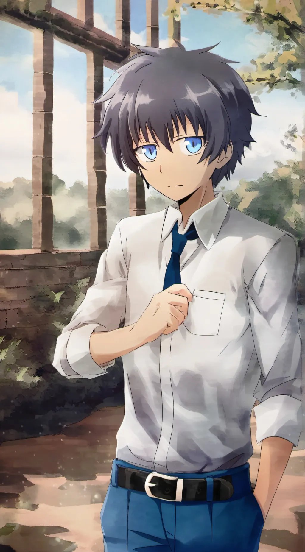ai character: Kouta Tsuchiya background