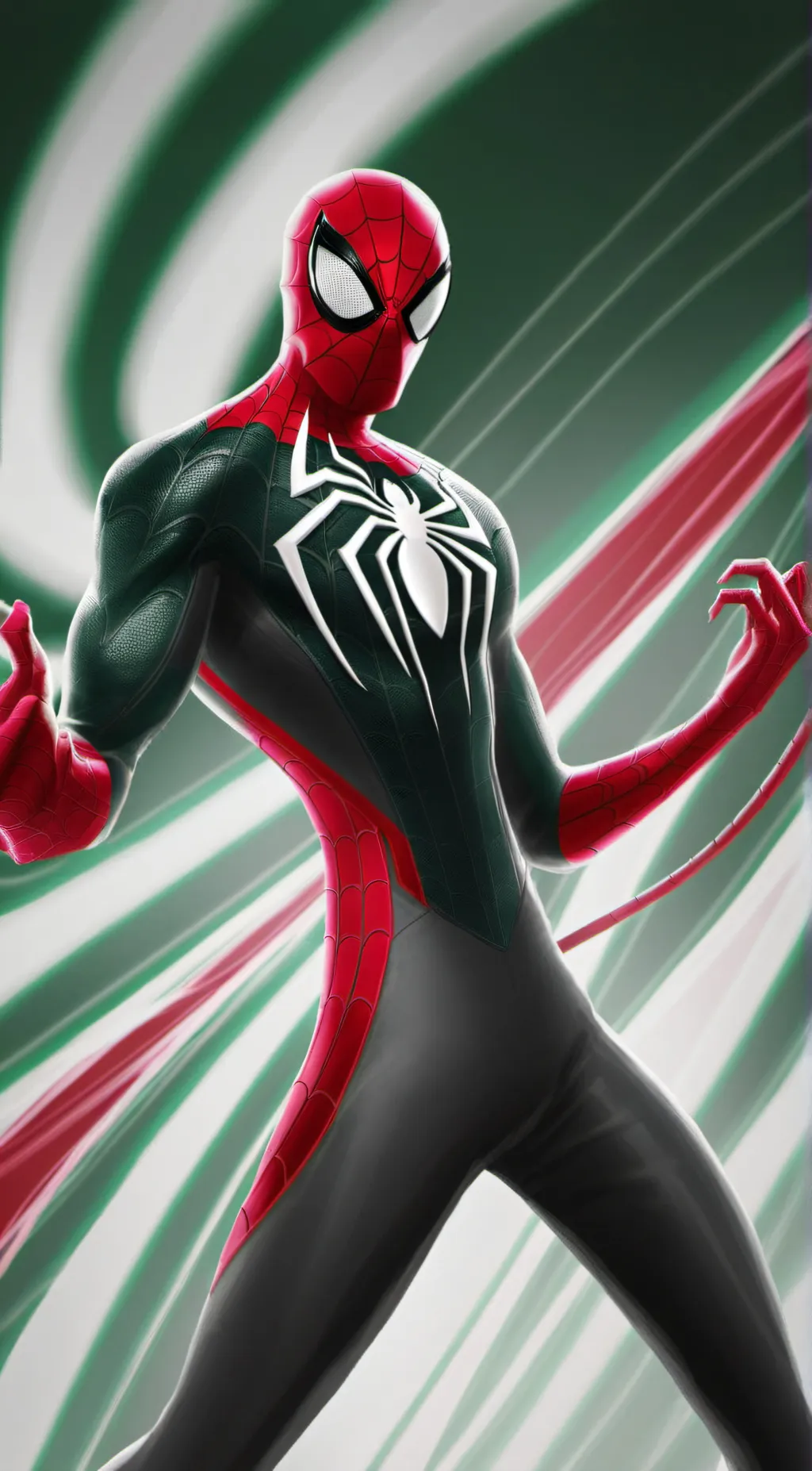 ai character: Spider-Man  background