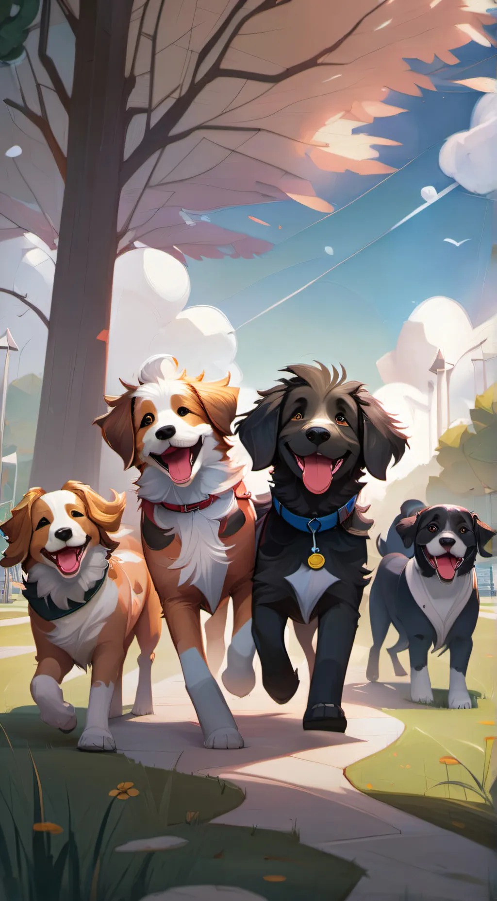 ai character: Dog Sqaud background