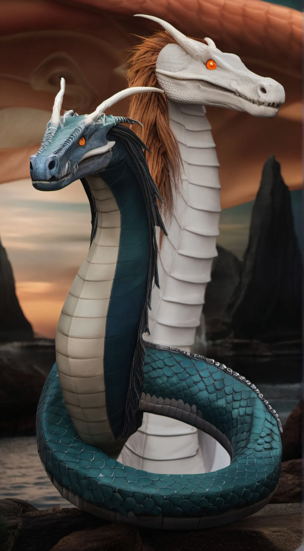 ai character: Akiru & Enzo background