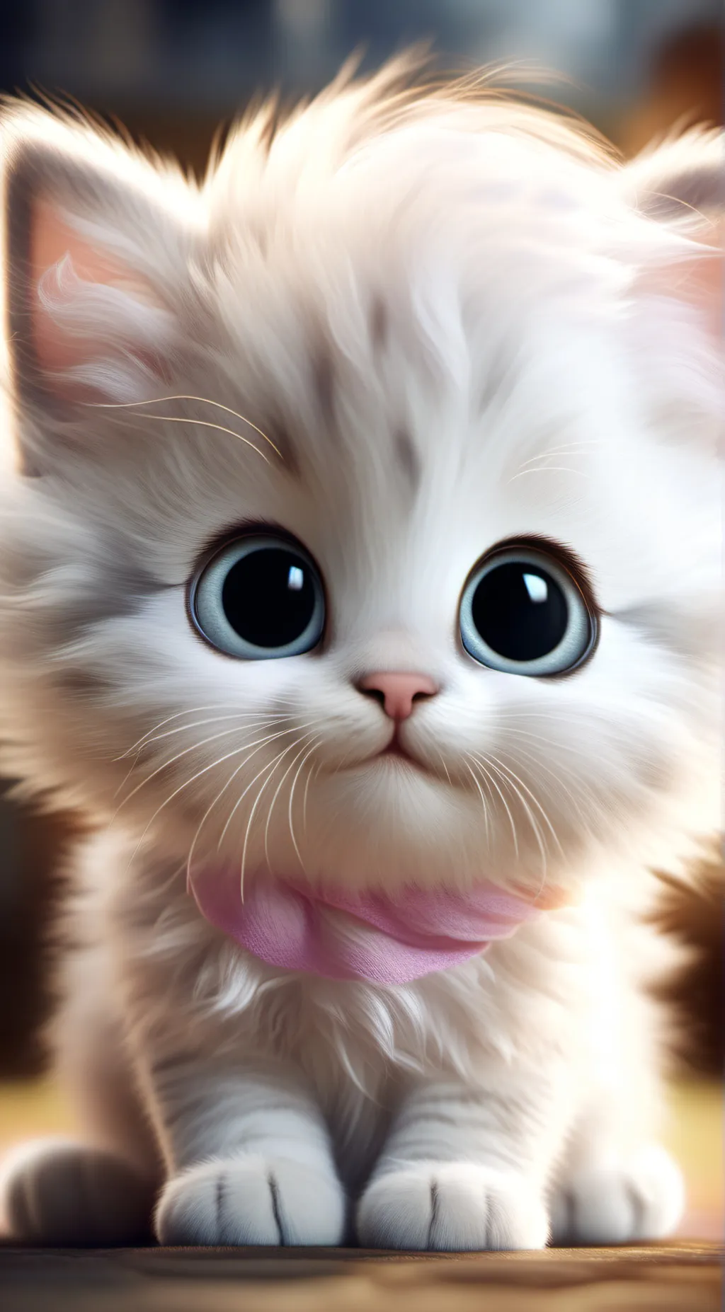 ai character: stray cat background