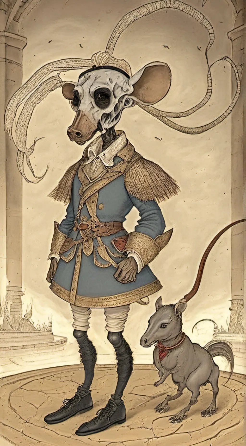 ai character: The devil background