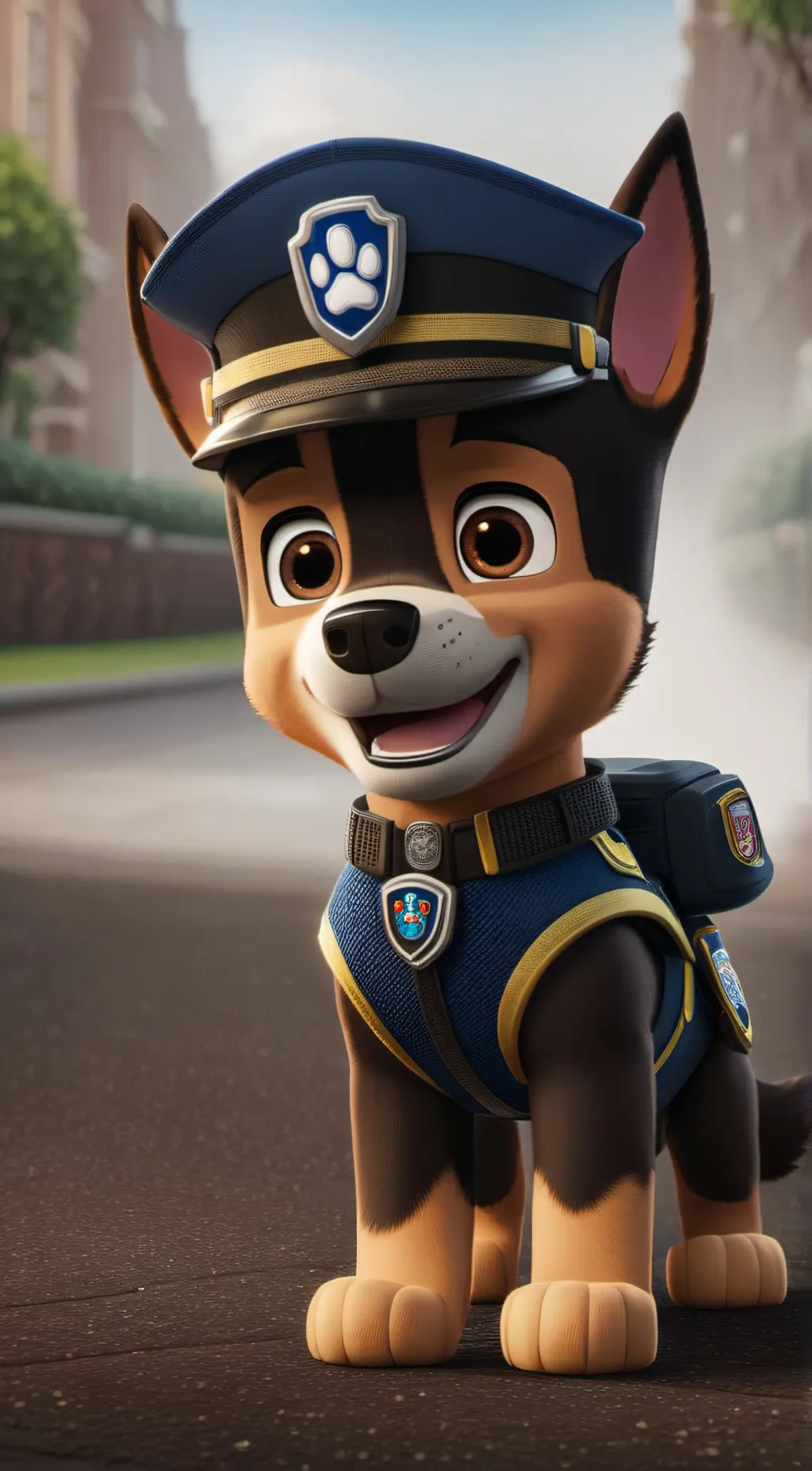 ai character: Chase  background
