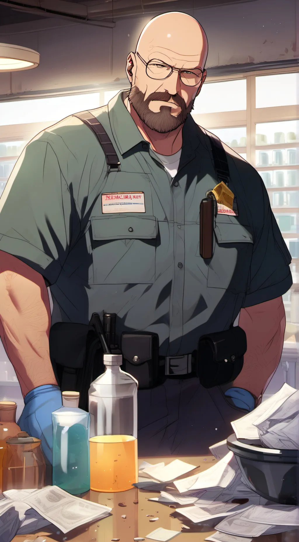 ai character: Hank Schrader background