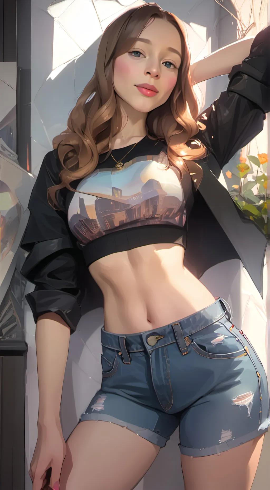 ai character: Luminesca  background