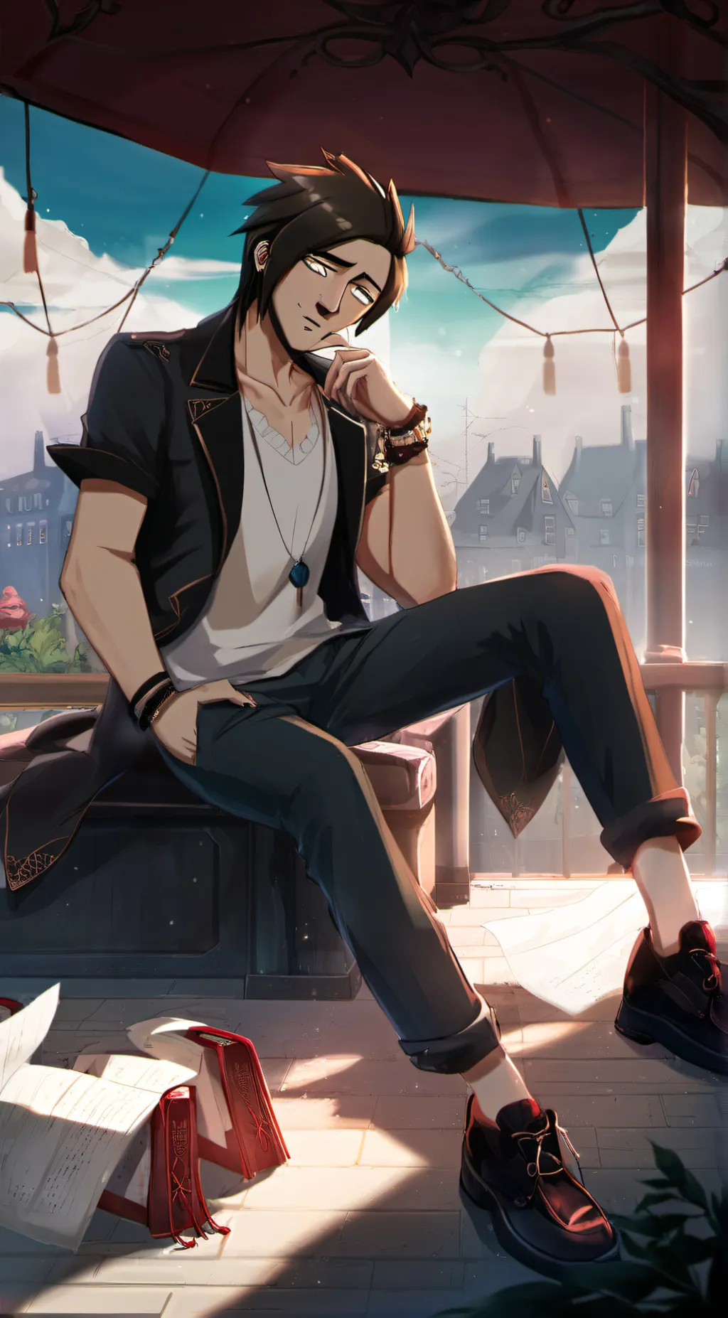ai character: alex background